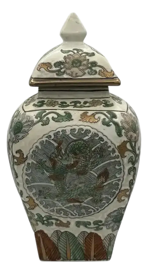 Macau Ginger Jar Dragon Motif 12”