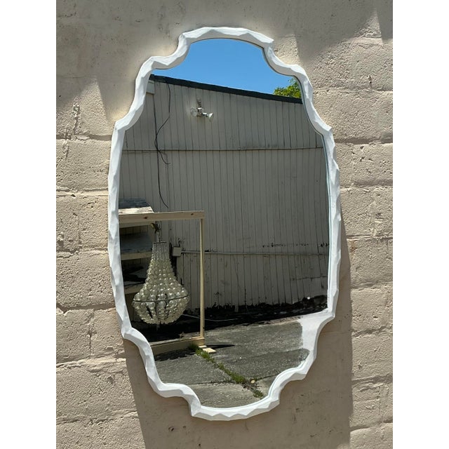 Vintage Boho Oly Front Mirror For Sale In West Palm - Image 6 of 7