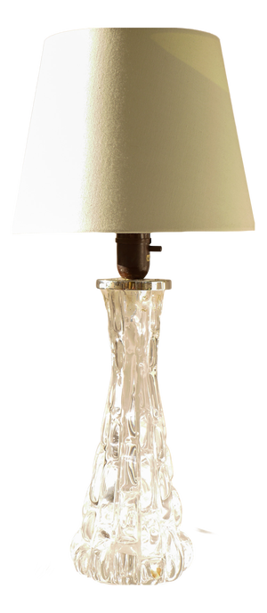 Crystal Glass Table Lamp by Carl Fagerlund for Orrefors