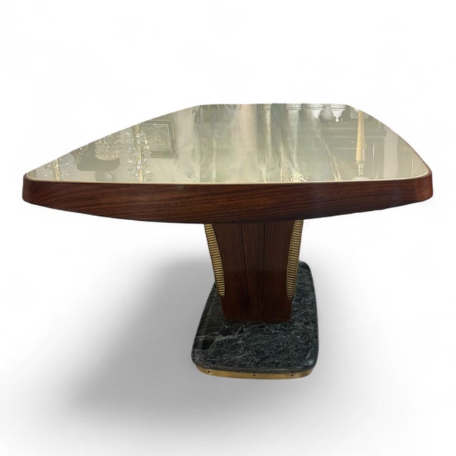 1950s Mid-Century Modern Italian Dining Table by Vittorio Dassi, 1950s For Sale - Image 5 of 9