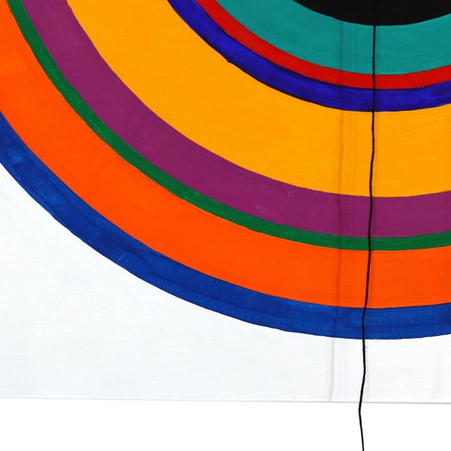 2020s Concentric Circles - Colorful Abstract Figurative Sculptural Modern Original Artwork by Jamie Burmeister For Sale - Image 5 of 10