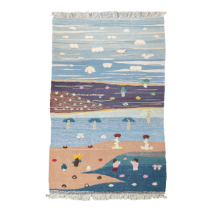Fine Vintage Turkish Kilim Rug 4'0" X 6'3''