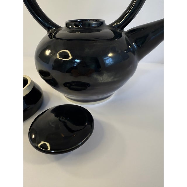 Modern Pottery Tea Pot With Cozy For Sale - Image 9 of 10