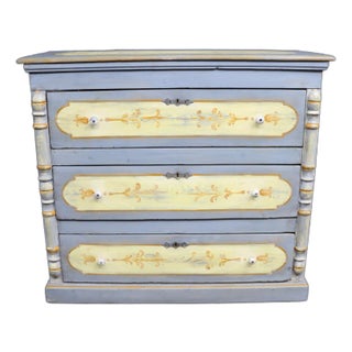 Paint Decorated Country French Dresser For Sale