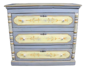 Paint Decorated Country French Dresser