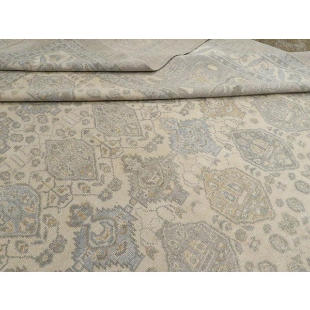 Textile Galerie Shabab Collection Mid-20th Century Turkish Anatolian Large Carpet For Sale - Image 7 of 7