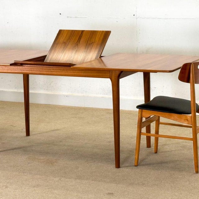 2000 - 2009 Mid-Century Modern Dining Extending Table by McIntosh For Sale - Image 5 of 16