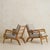 Mid-Century Modern French Lounge Chair + Pillow in the Manner of René Gabriel, 1940s - 2 Available For Sale - Image 3 of 11