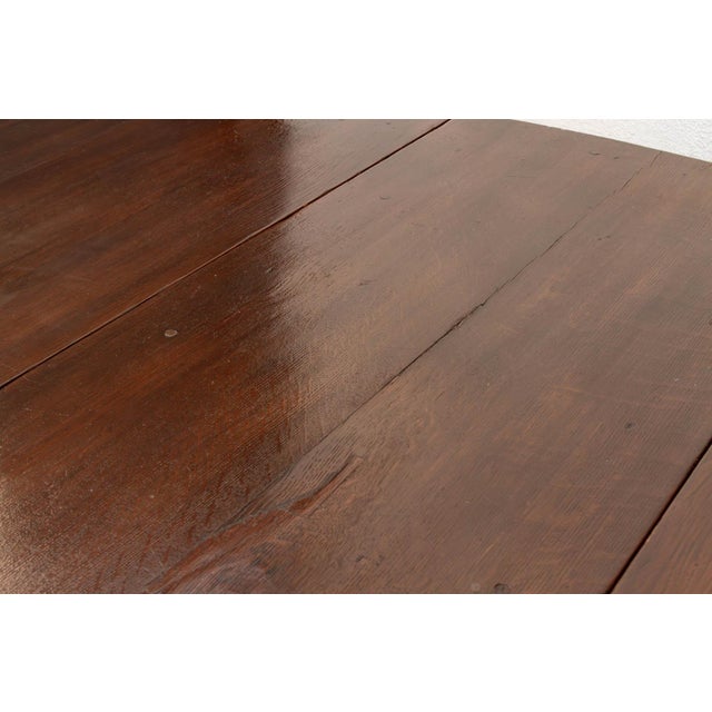 Antique English Oak Gateleg Drop Leaf Table For Sale - Image 11 of 13