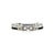 This beautiful 18k white gold bracelet features design elements from the Art Deco era. The classic diamond and sapphire...
