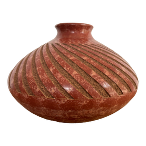 Mid 20th Century Nicaraguan Folk Art Pottery Vase