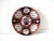 An Imari porcelain plate, made in Japan in the Meiji period (1868-1912). The Vendroux cookie company, located in Calais,...