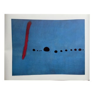 Joan Miró, Blue II, 1961, Paper For Sale
