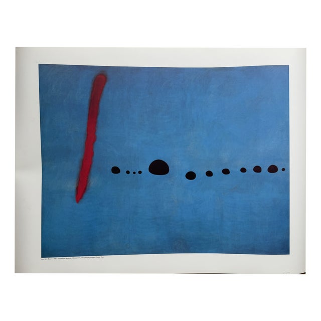 Joan Miró, Blue II, 1961, Paper For Sale