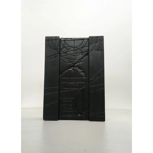 Walter Valentini, Abstract Sculpture: City of the Sun, 1980, Bronze For Sale - Image 9 of 12