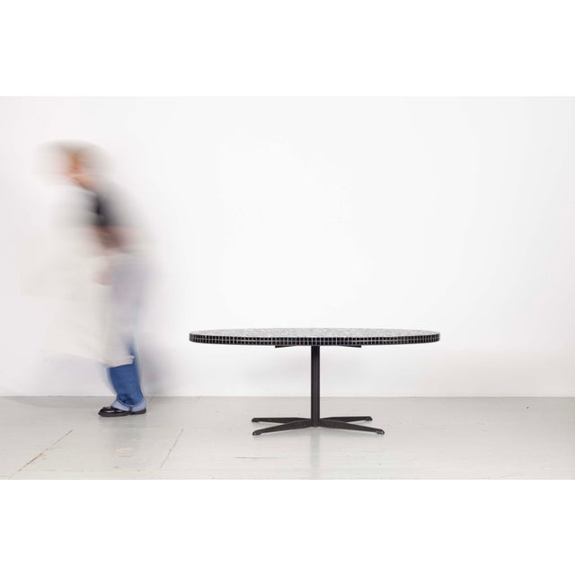 Vintage Oval Mosaic Table For Sale - Image 3 of 15