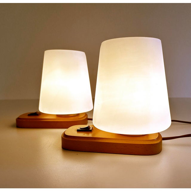 Vintage Danish Table Lamps, Set of 2 For Sale - Image 6 of 15