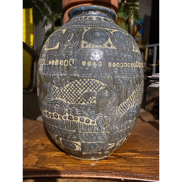 2000 - 2009 Luis-Manuel Morales Artisan Ceramic Vase For Sale - Image 5 of 5