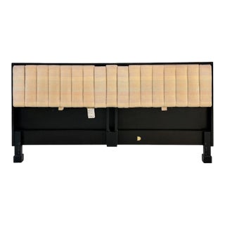 Edward Wormley for Dunbar Mahogany King Headboard W/Arm Rests, 1950 For Sale