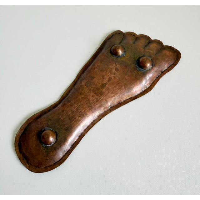 Mid-Century Modern Copper Foot Catchall Ashtray, 1960s For Sale - Image 3 of 8