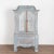 Baroque Baroque Blue Painted Pine Cabinet, Sweden Circa 1820-40 For Sale - Image 3 of 9