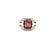 Natural Tourmaline and Diamond Ring sized 6.5 and resizable and set in 14k White Gold with 5.89 TCW Certified $5,950...