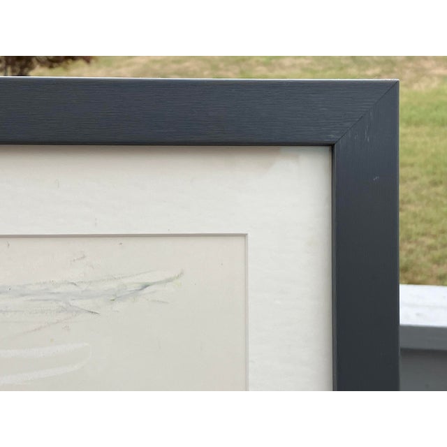 1980s Original Artwork on Paper in Fine Gallery-Style Presentation, Tuscany, 1982, American Listed Artist, Framed For Sale - Image 5 of 6