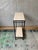 Custom Bronze Iron Console Table With Travertine Shelves For Sale In New York - Image 6 of 12
