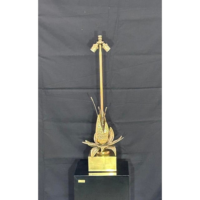 Vintage Bronze and Brass Lamp, 1970s For Sale - Image 12 of 18