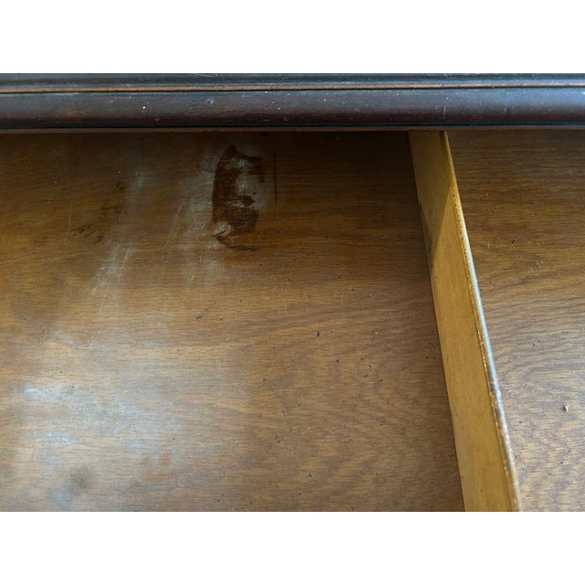 Brown 1930s Dresser With Mirror For Sale - Image 8 of 12