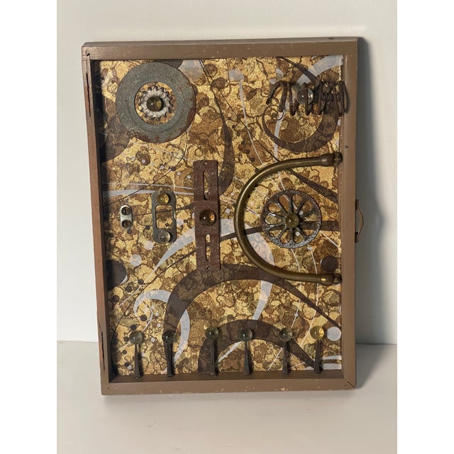Brutalist Vintage Outsider Brutalist Art Digned - Signed verso and dated 2010 For Sale - Image 3 of 9