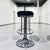 Very rare and unique set of bar stools, by Gastone Rinaldi for Rima. These stools were produced in the 1970s, full chrome...
