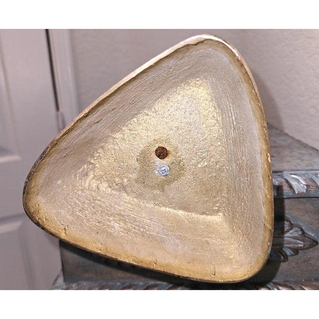 Brass Nude Sculpture by Listed Artist Emiel De Block For Sale - Image 10 of 10