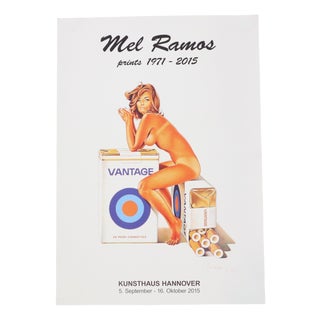 Mel Ramos Pop Art Original Poster Vantage 2015, 2010s For Sale