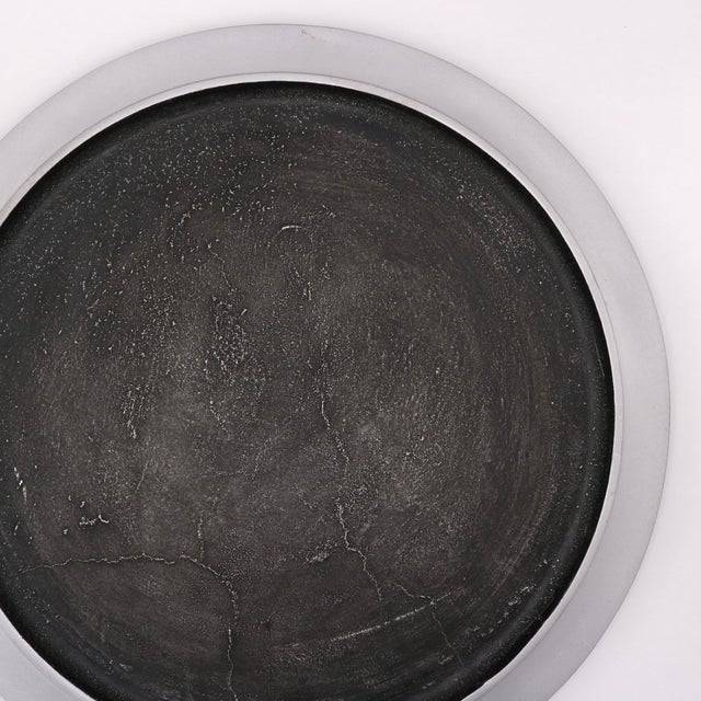 Modern 1970s Modernist Round Tray by Lorenzo Burchiellaro For Sale - Image 3 of 5
