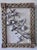 Paper Mache Pomegranate Branch in Plaster Frame Sculptural Wall Art For Sale - Image 9 of 11