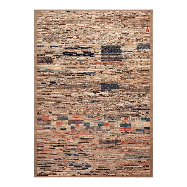 Modern Textured Design Rug For Sale