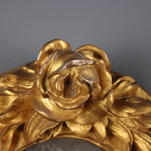 Gilded Carved Mirror For Sale - Image 3 of 8