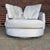 Silver Milo Baughman? Swivel Lounge Chair Chaise For Sale - Image 8 of 10