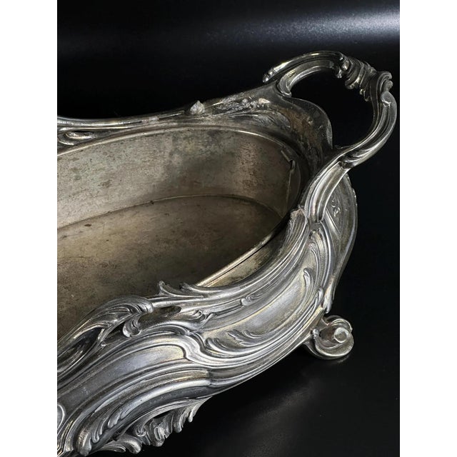 Metal Large Antique French Jardinière by Victor Salles, 1809 For Sale - Image 7 of 11