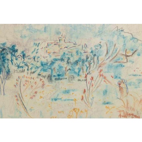 Paste on paper realized by sirio pellegrini in 1971. Hand signed and dated in pencil lower right. Includes a wooden frame,...