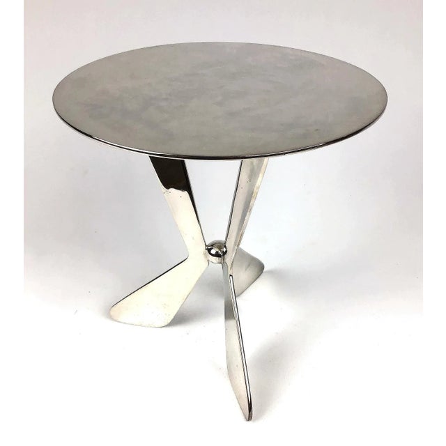 Very cool clean crisp design make this stand a stunning addition to your ultra modern interior. Silver plate is usually a...