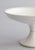 Ceramic Antique Belgian White Ironstone Gilt Pedestal Compote For Sale - Image 7 of 10