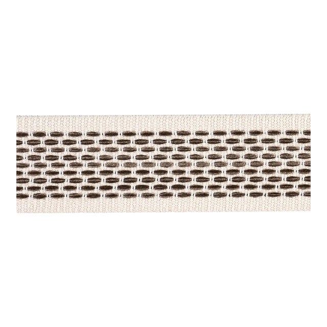Schumacher Portola Tape Indoor/Outdoor In Pebble For Sale