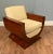 Art Deco Club Chair in Leather For Sale - Image 4 of 7
