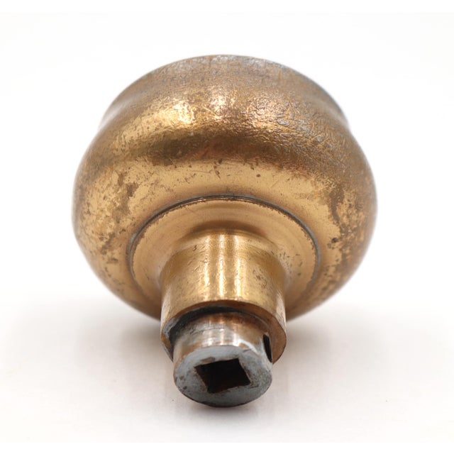 Antique Emblematic Bronze CTB Passage Door Knob For Sale - Image 4 of 4