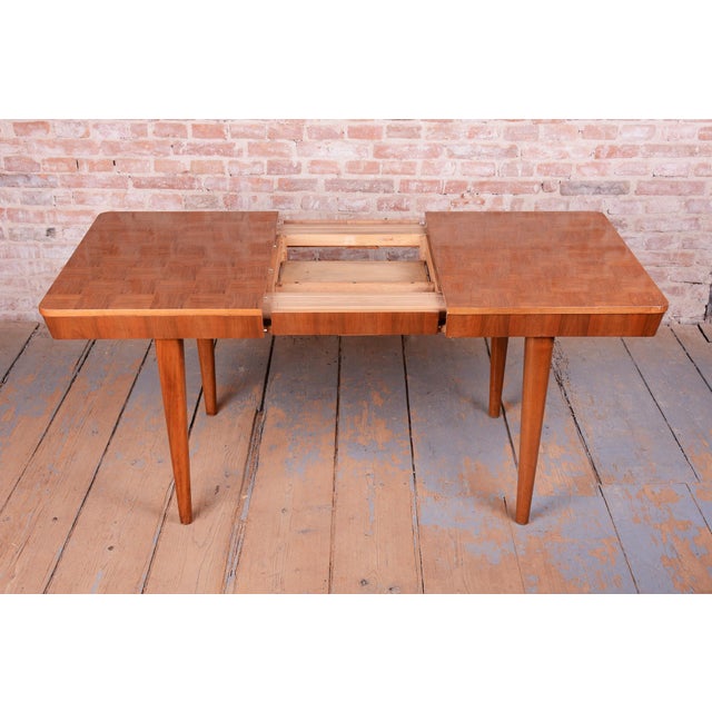 Art Deco Dining Table by Jindřich Halabala for UP Závody, Czech, 1940s For Sale - Image 9 of 18