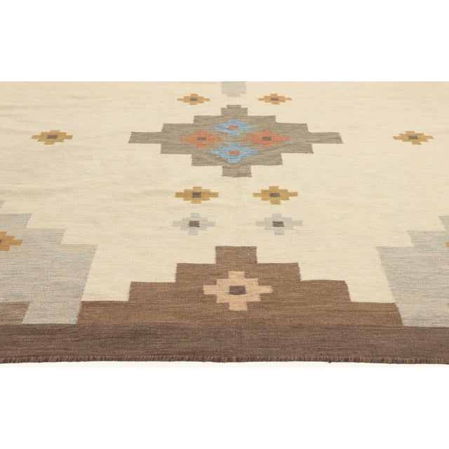 Vintage Indian Kilim Rug, 07'11 X 09'11 For Sale - Image 4 of 10