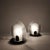 Vintage Italian Table Lamps in the style of Bruno Gecchelin for Skipper and Pollux, 1980s, Set of 2 For Sale - Image 6 of 8