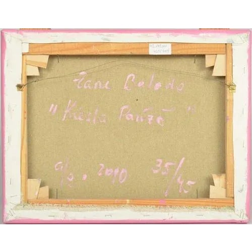 Contemporary Twilight in Paris, Oil on Canvas, 21st Century For Sale - Image 3 of 4